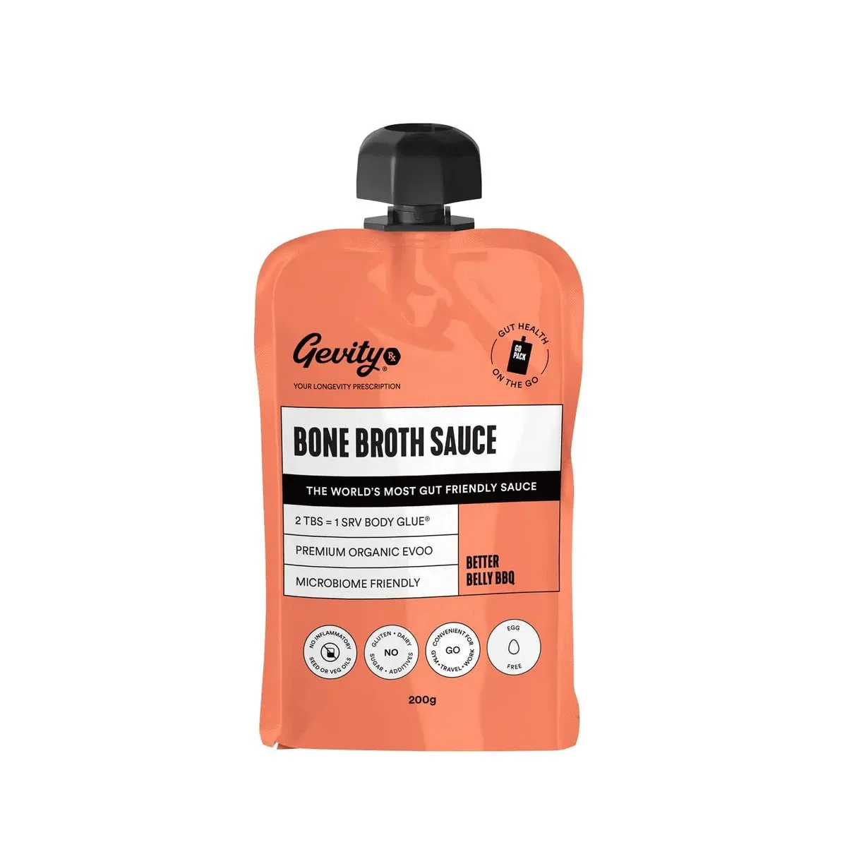 Better Belly BBQ - Bone Broth Sauce - 200ml Pouch