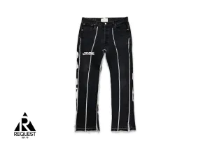 Better With Age Derby Pleated Denim "Black"