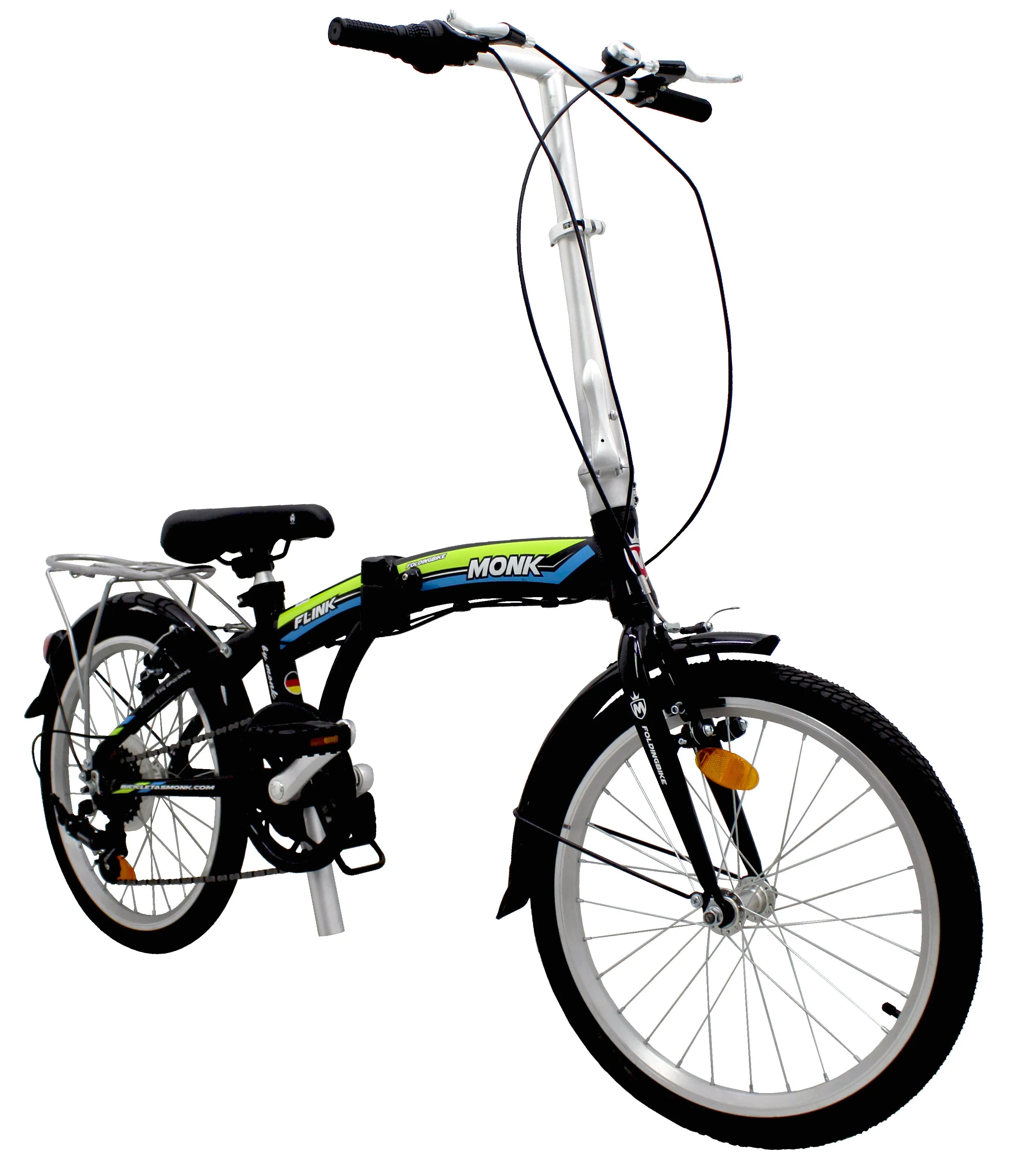 Bicicleta Plegable Rodada 20 Monk Flink Para Adulto