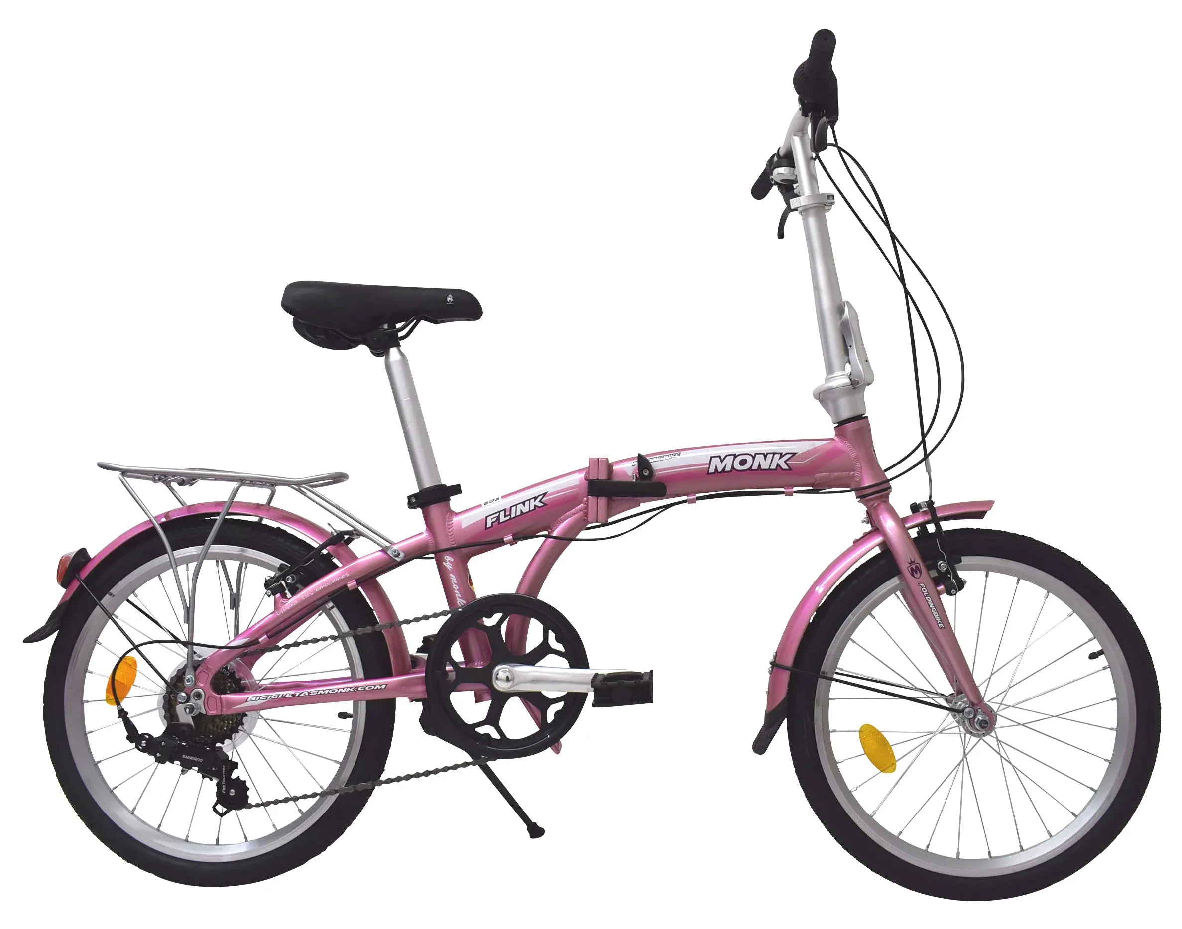 Bicicleta Plegable Rodada 20 Monk Flink Para Adulto