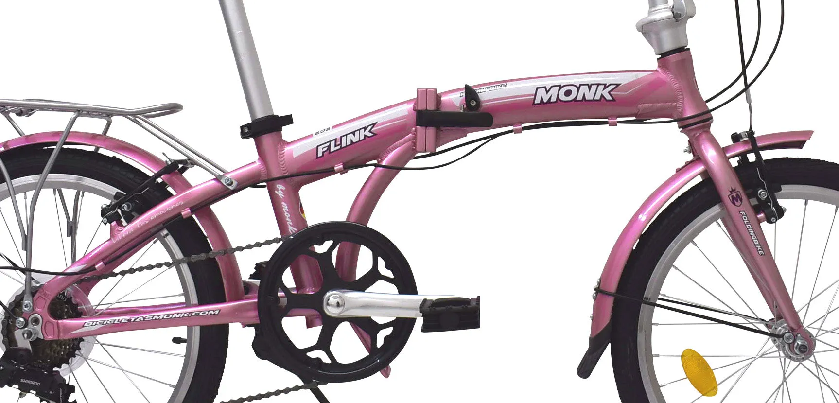 Bicicleta Plegable Rodada 20 Monk Flink Para Adulto