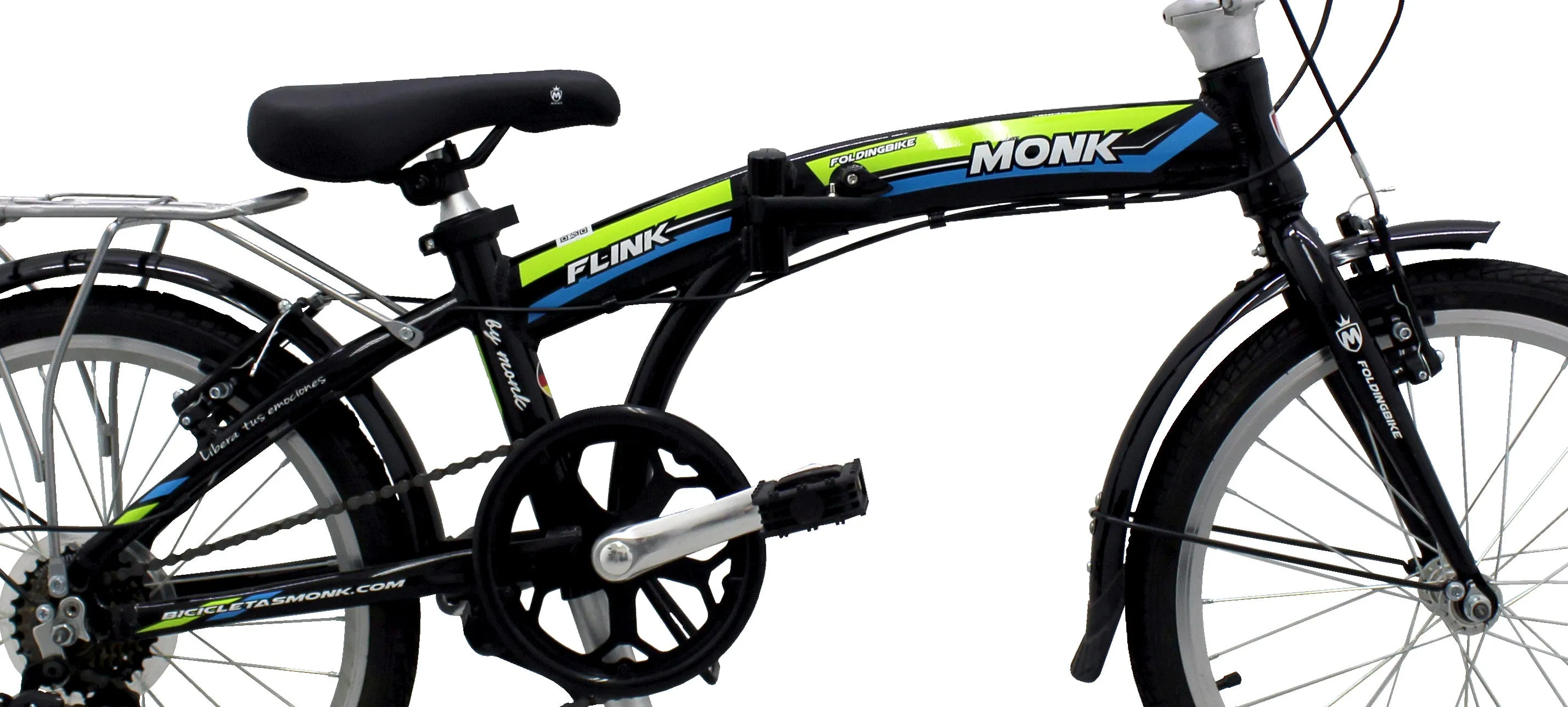 Bicicleta Plegable Rodada 20 Monk Flink Para Adulto