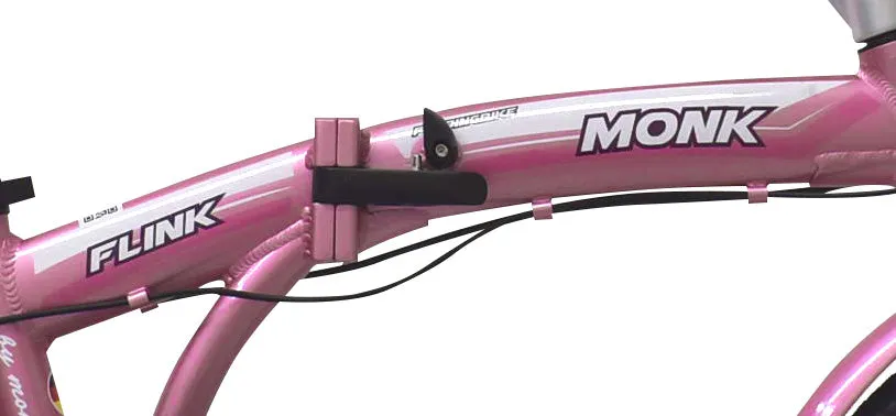 Bicicleta Plegable Rodada 20 Monk Flink Para Adulto