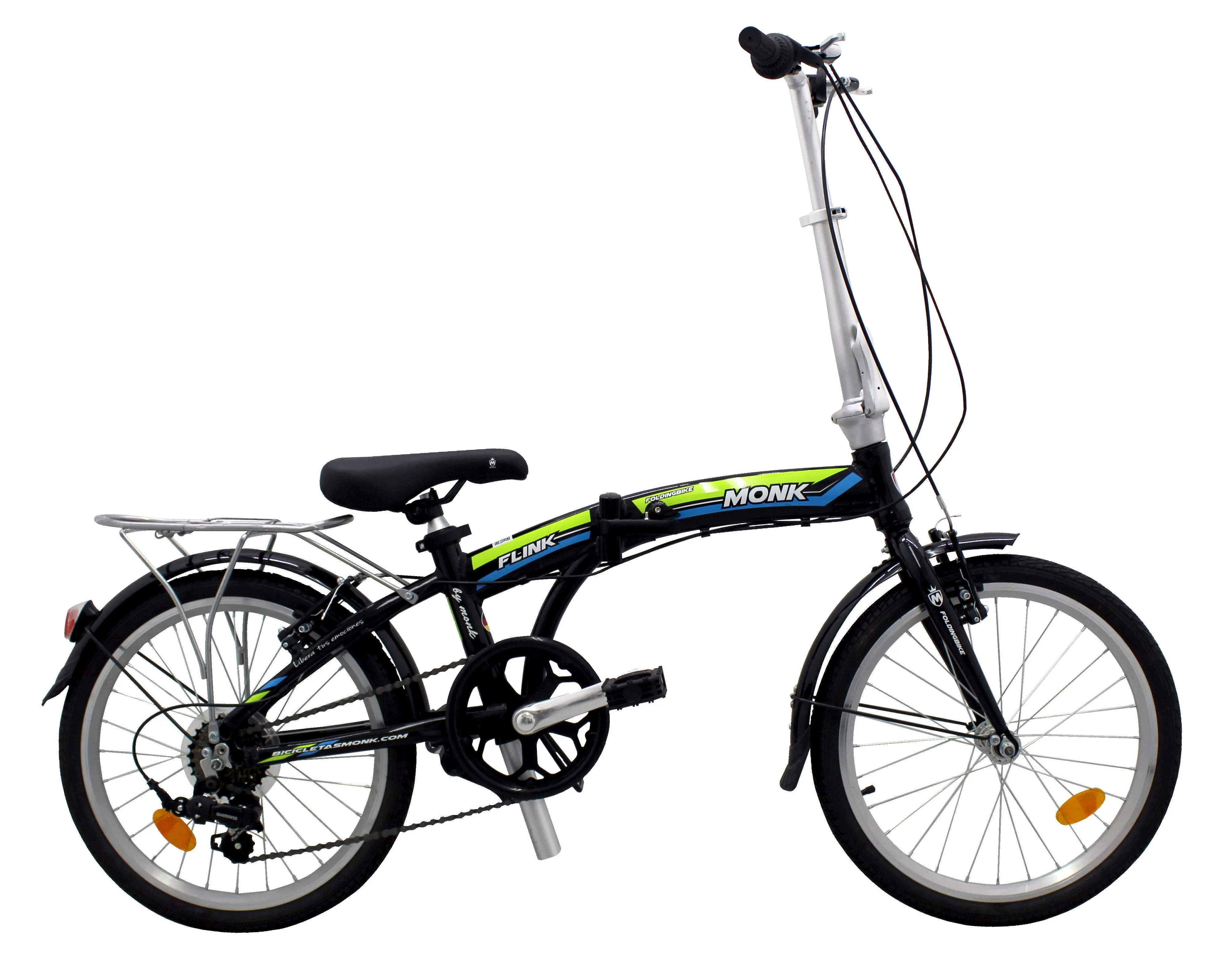 Bicicleta Plegable Rodada 20 Monk Flink Para Adulto