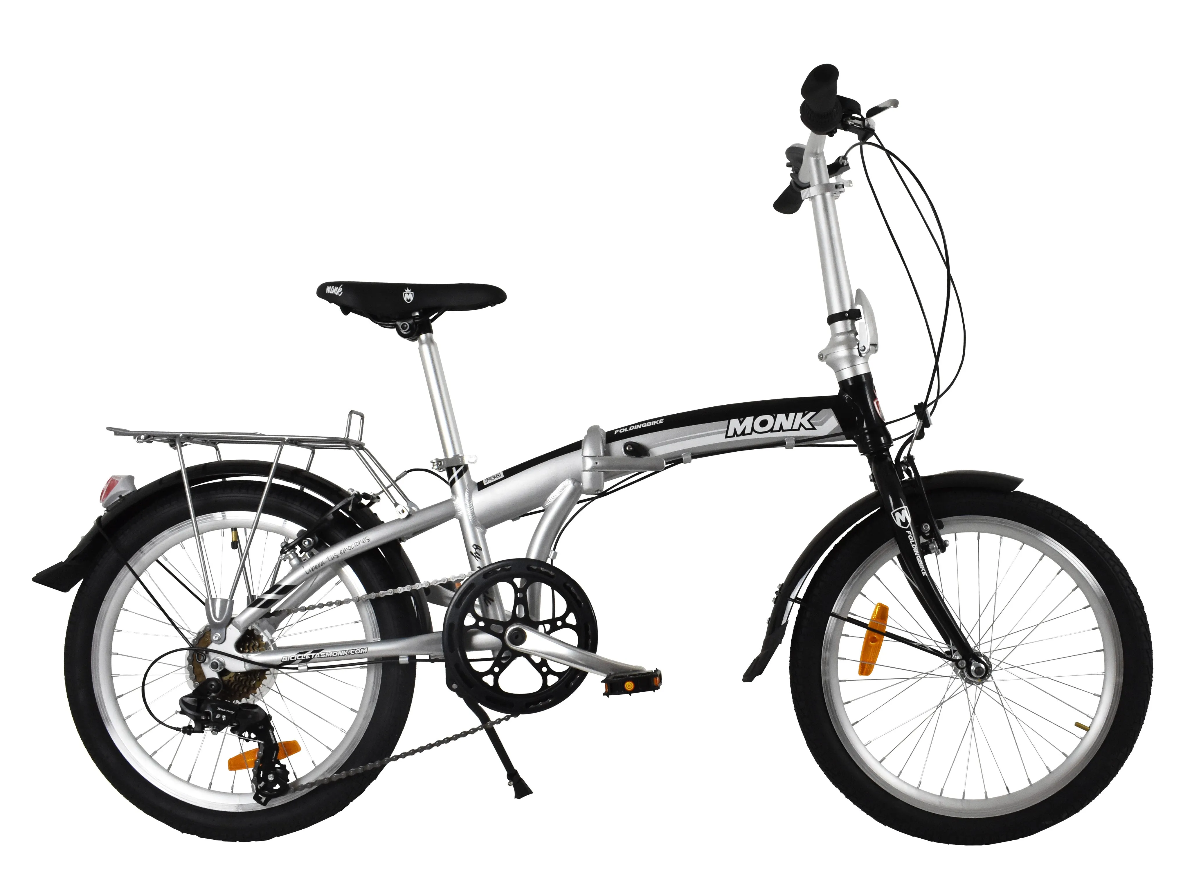 Bicicleta Plegable Rodada 20 Monk Flink Para Adulto
