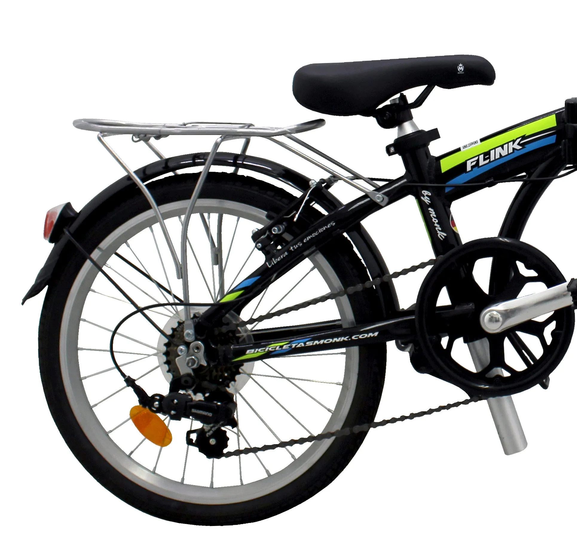Bicicleta Plegable Rodada 20 Monk Flink Para Adulto