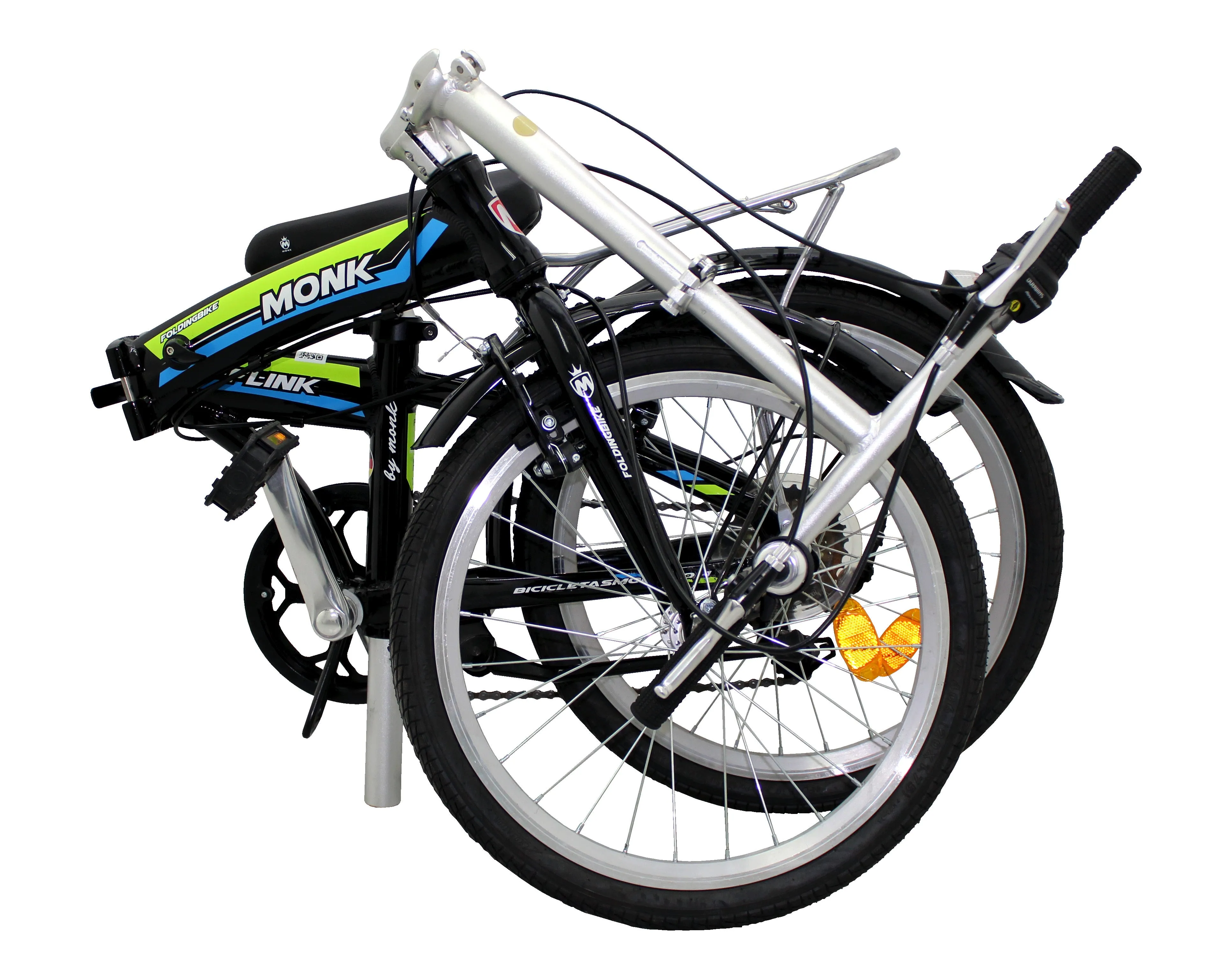 Bicicleta Plegable Rodada 20 Monk Flink Para Adulto