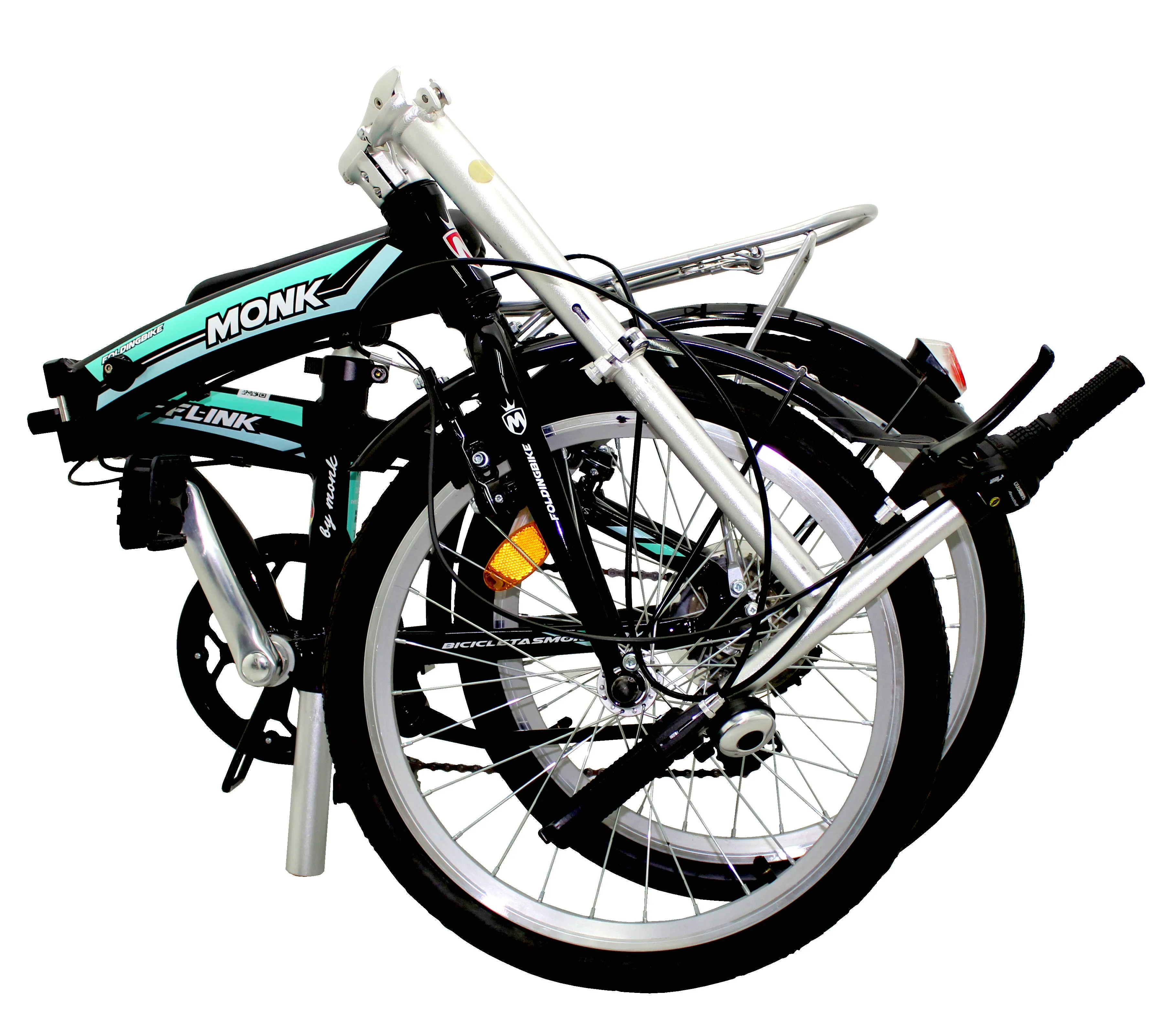 Bicicleta Plegable Rodada 20 Monk Flink Para Adulto