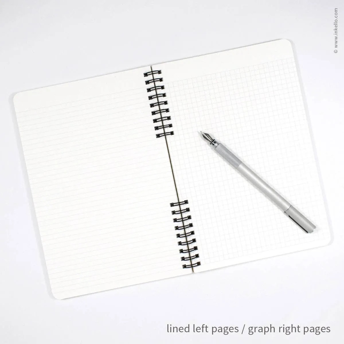 Big Burst Spiral Notebook with Chartreuse Cover   Black Ink: Blank