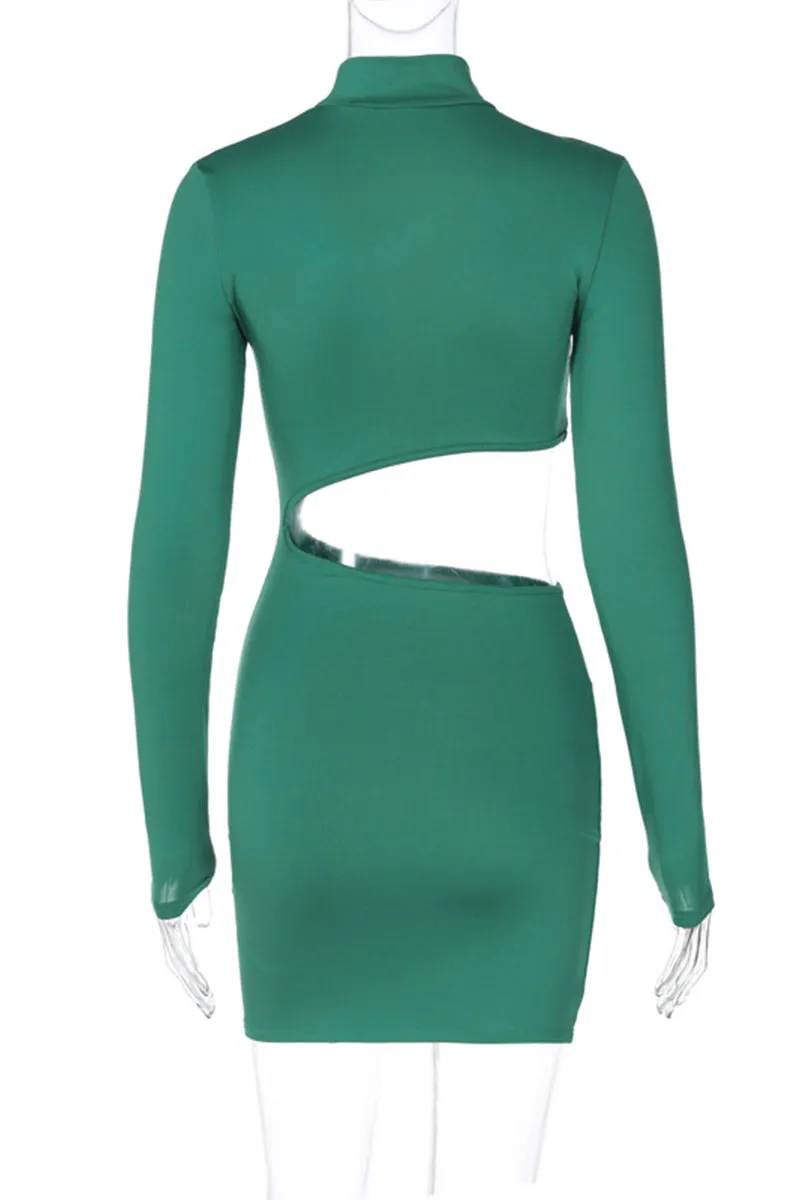 BJ0532 Cutouts Bodycon Mini Dress