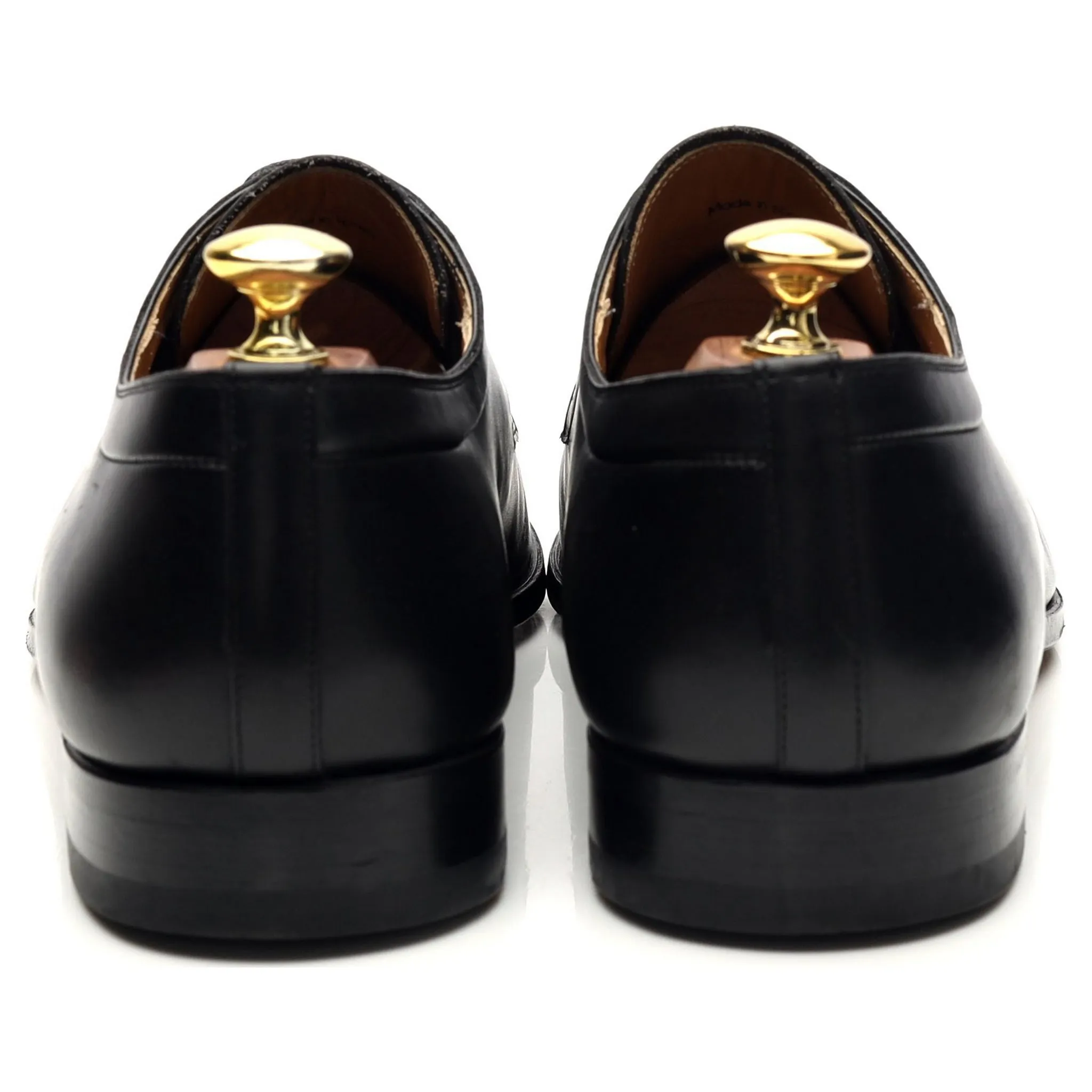 Black Leather Derby UK 9 EU 43