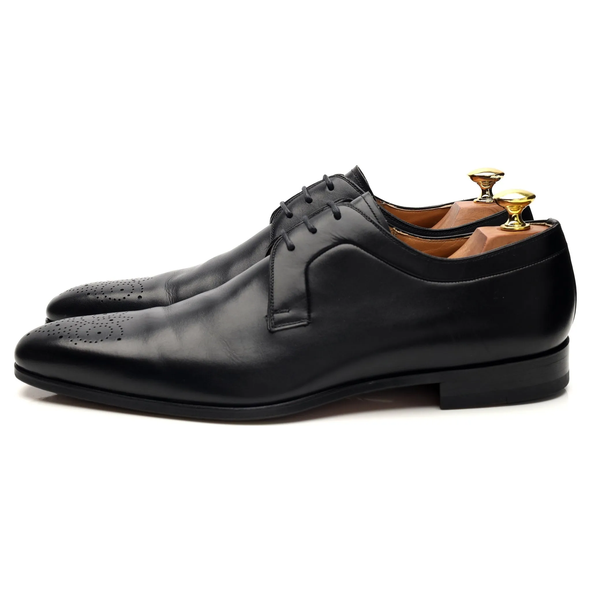 Black Leather Derby UK 9 EU 43
