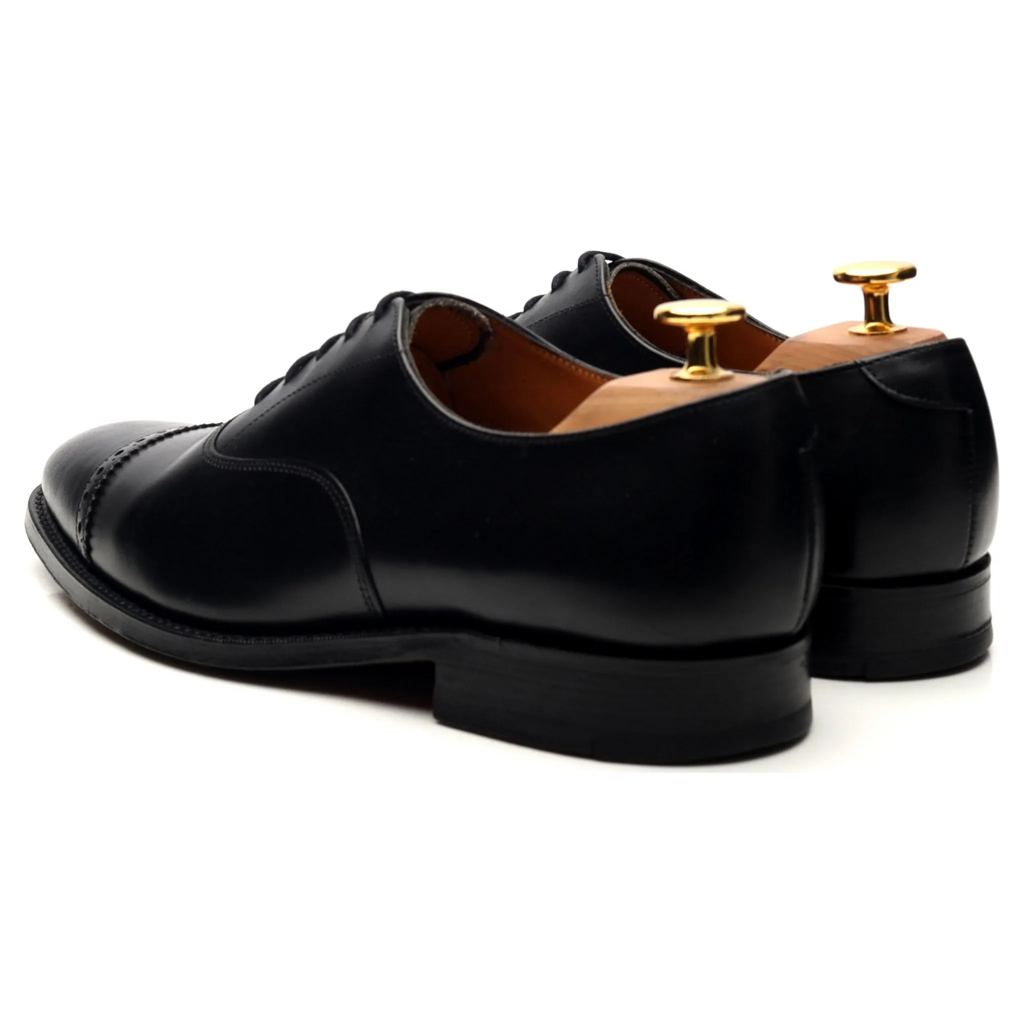 Black Leather Oxford UK 6.5 E