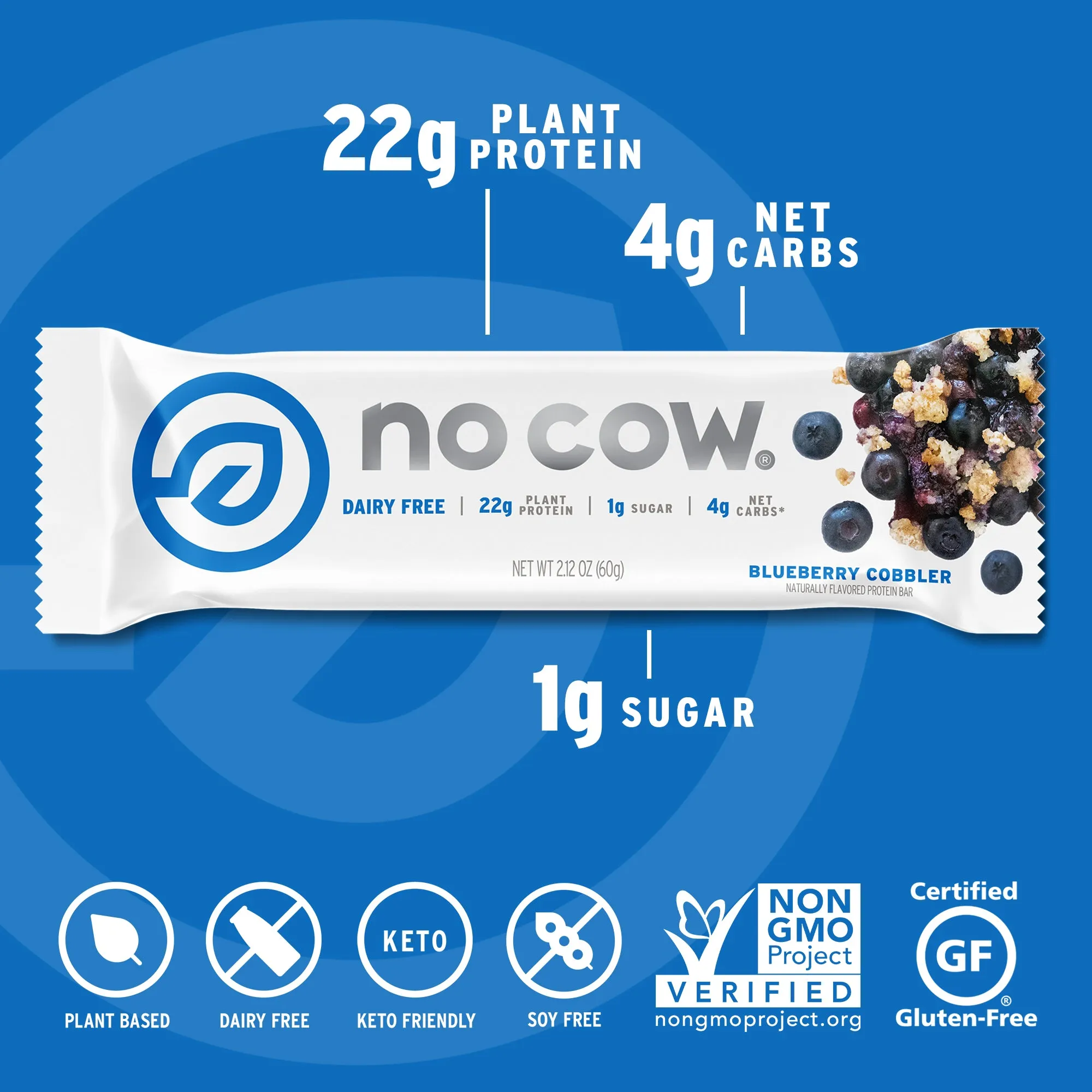 Blueberry Cobbler Protein Bars