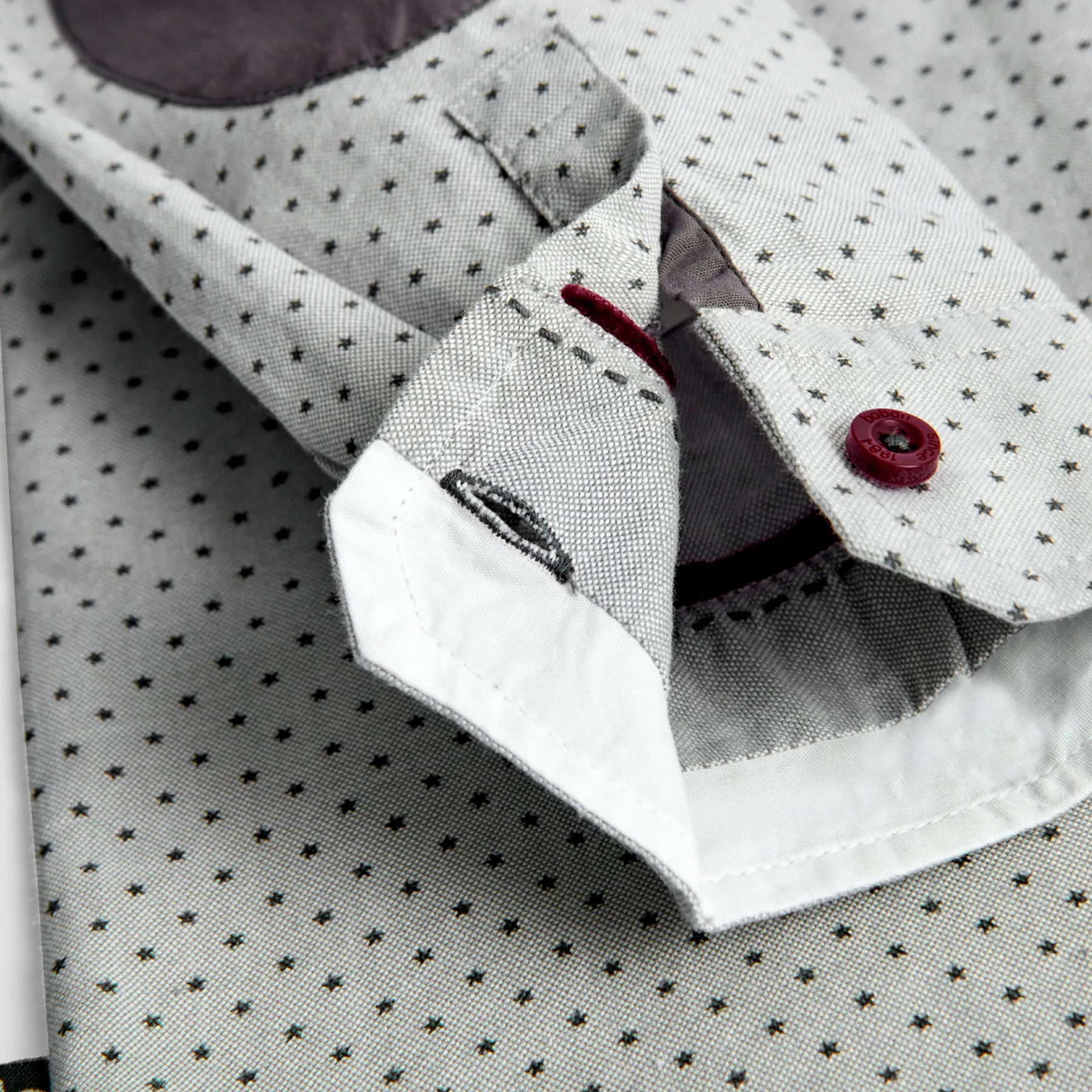 Boboli Star Print Oxford Shirt