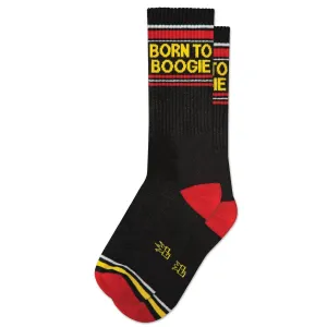 BORN TO BOOGIE GYM CREW SOCKS