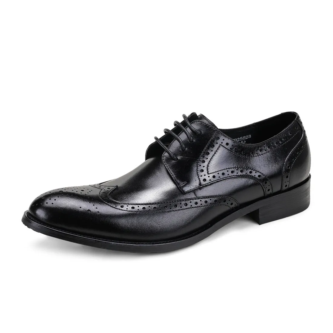 Breathable Formal Suit Pumps Lace-up Wedding Shoes Men's Carving Brogue Cowhide Men's Business Leather Shoes25828