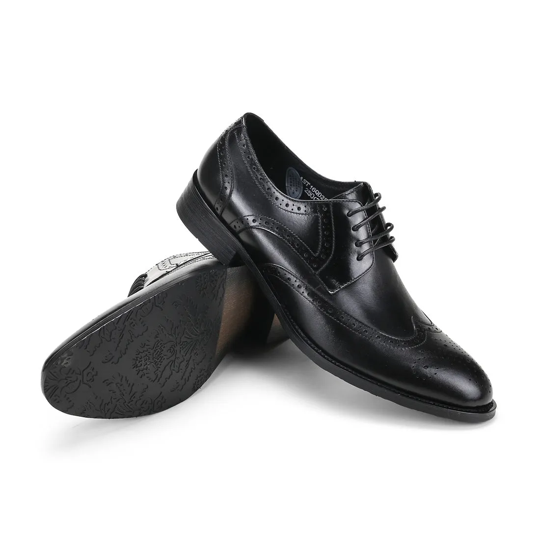 Breathable Formal Suit Pumps Lace-up Wedding Shoes Men's Carving Brogue Cowhide Men's Business Leather Shoes25828