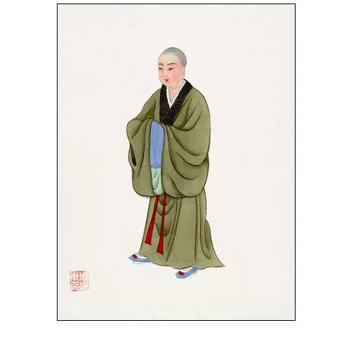 Buddhist monk costume