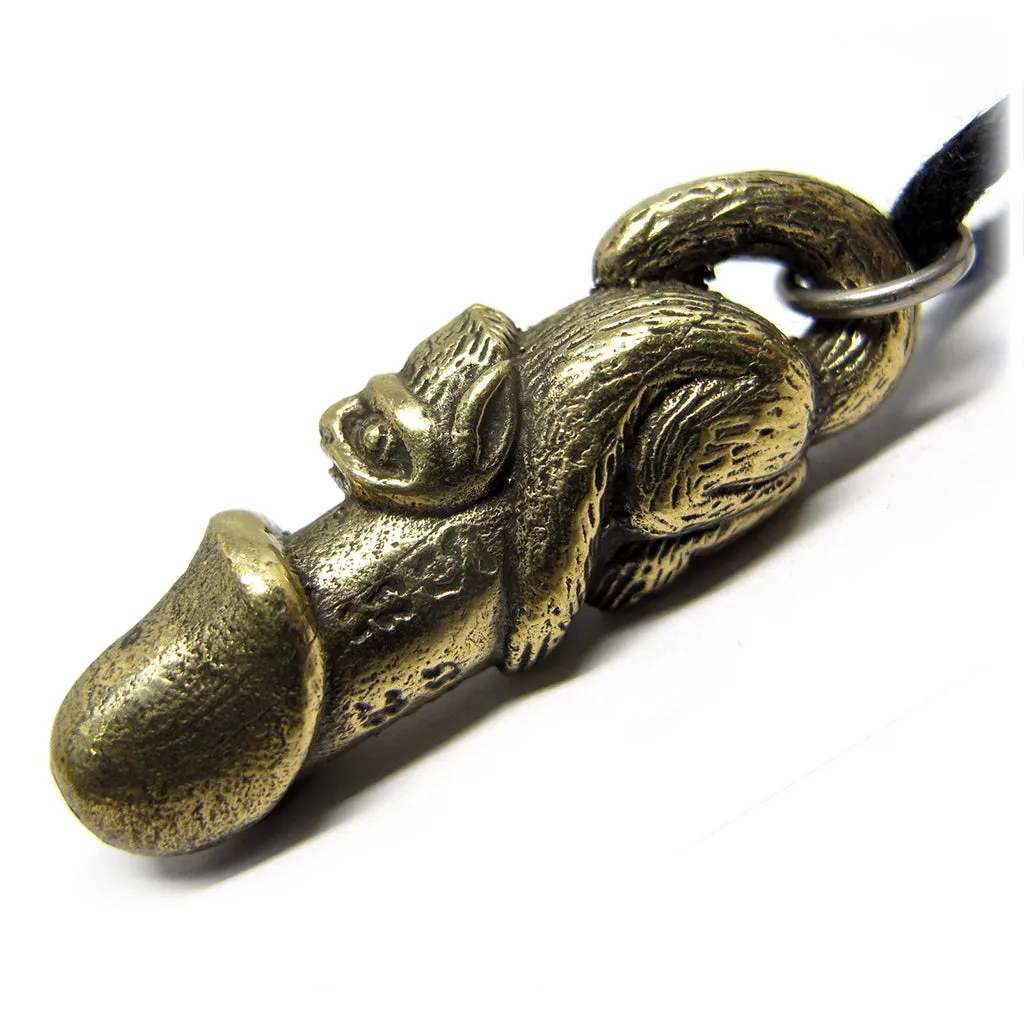 Buddhist Monkey Palad Khik Talisman, A Lucky Mojo Charm Amulet