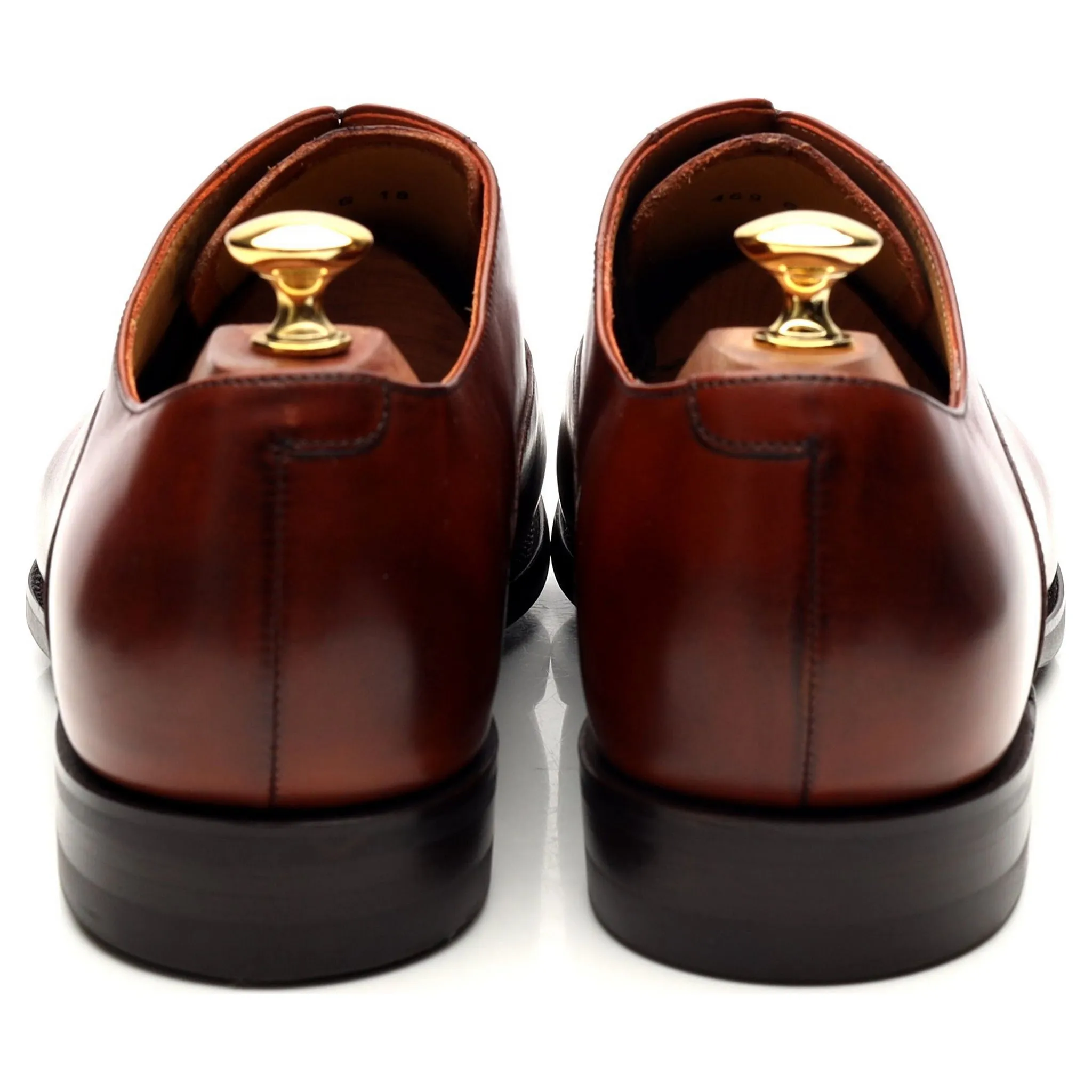 'Burford' Brown Leather Oxford UK 9 G