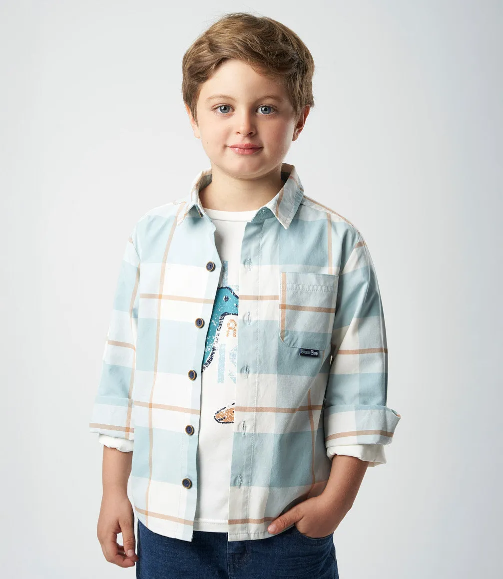Camisa niño cuadrillé