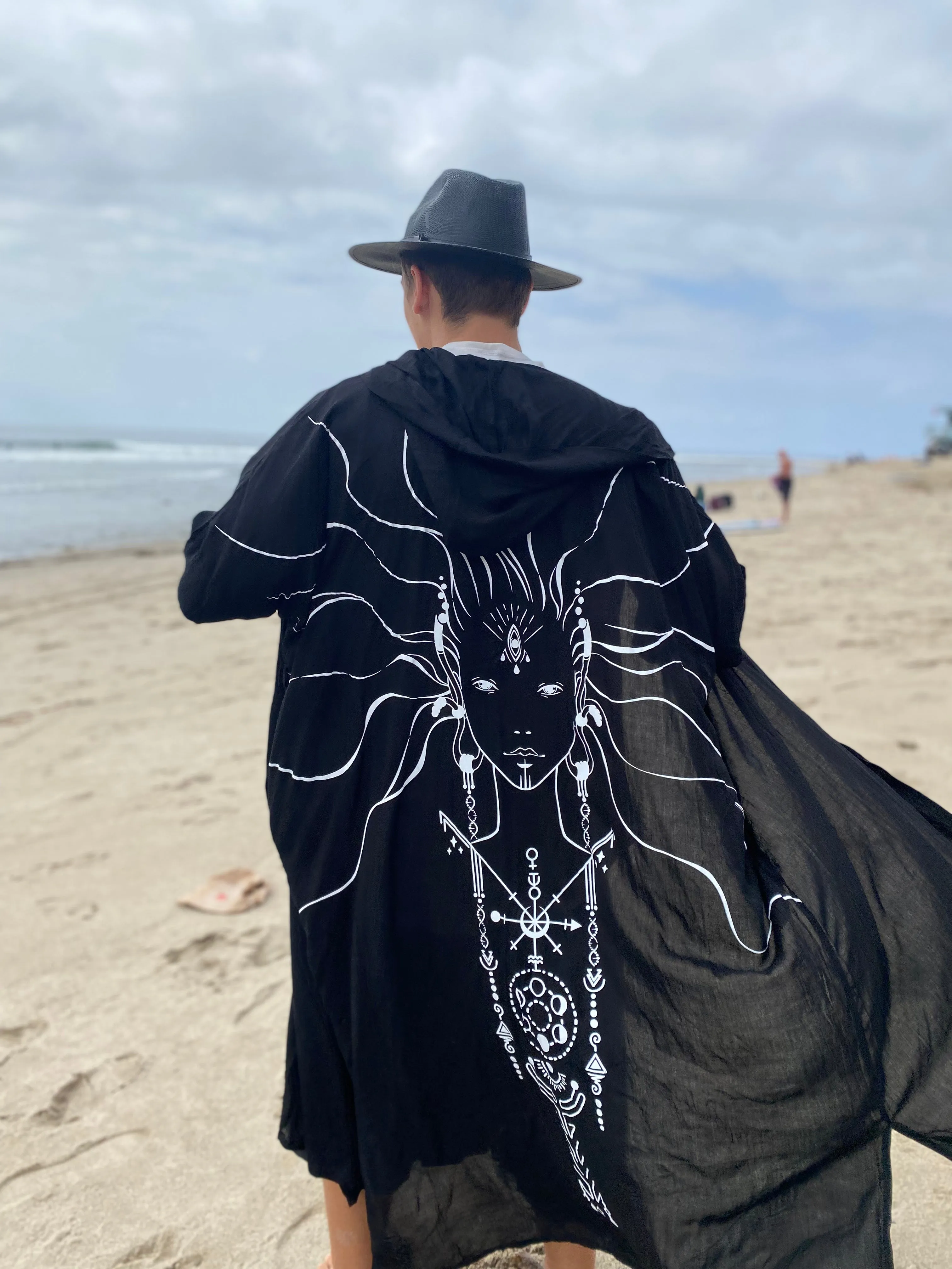 Celestial Spirit | Black Kimono | Him