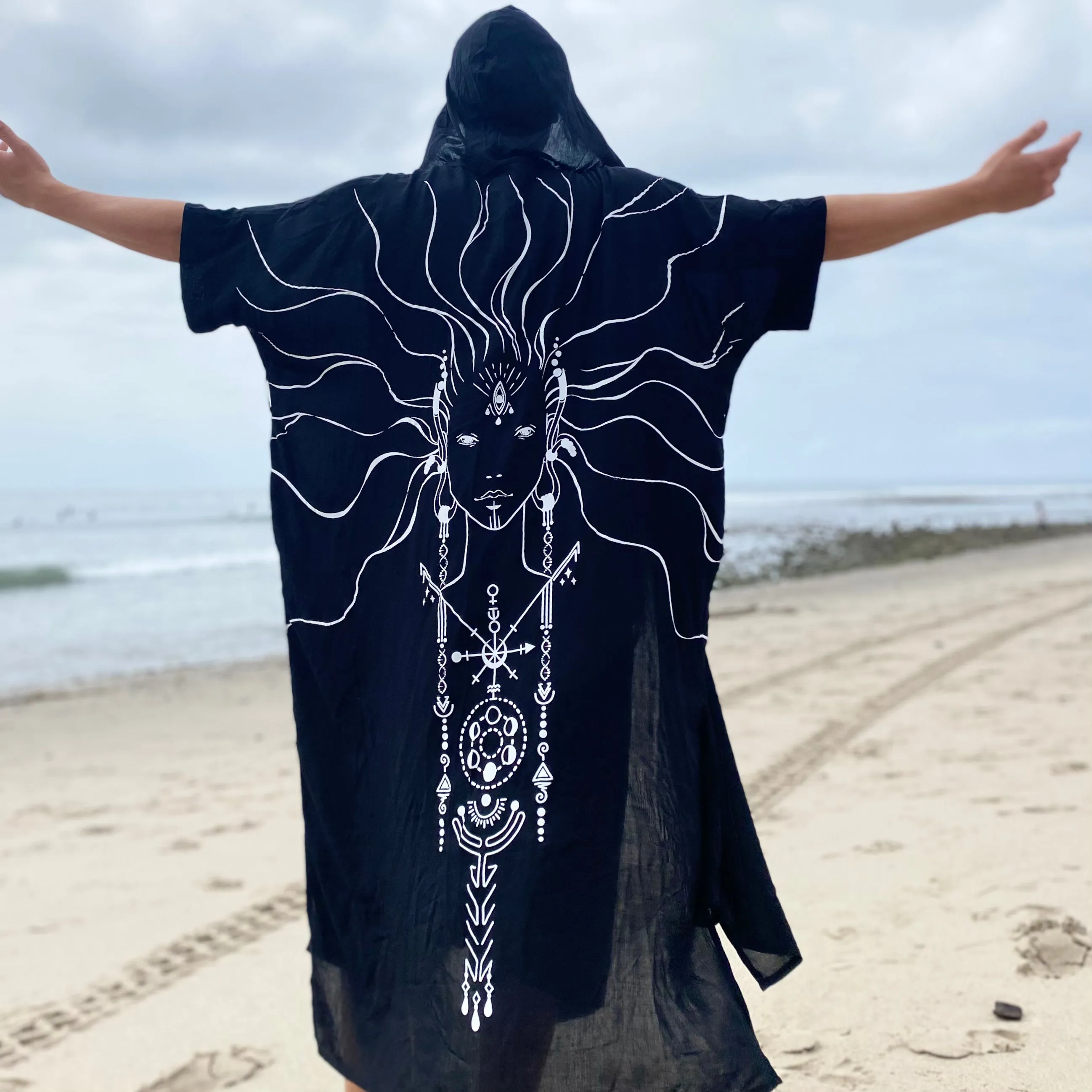 Celestial Spirit | Black Kimono | Him