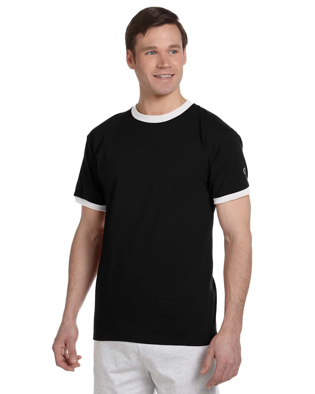 Champion Tagless Ringer Tee