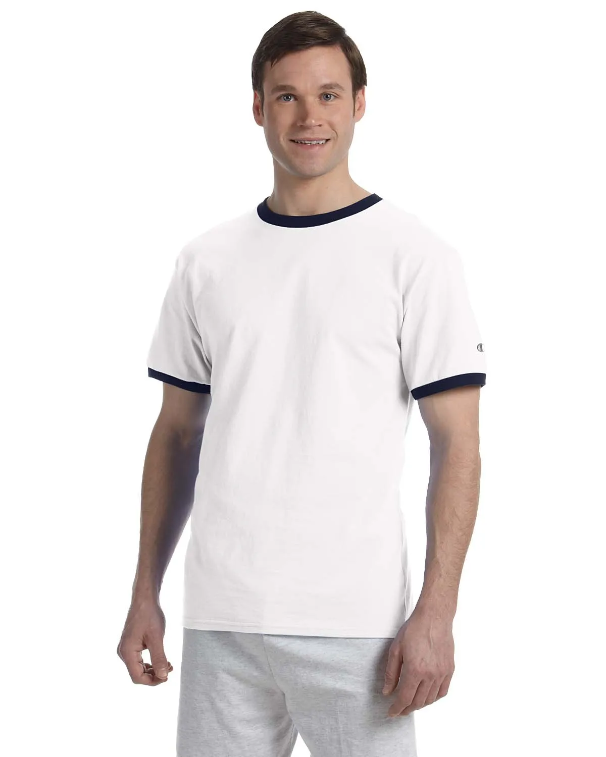 Champion Tagless Ringer Tee