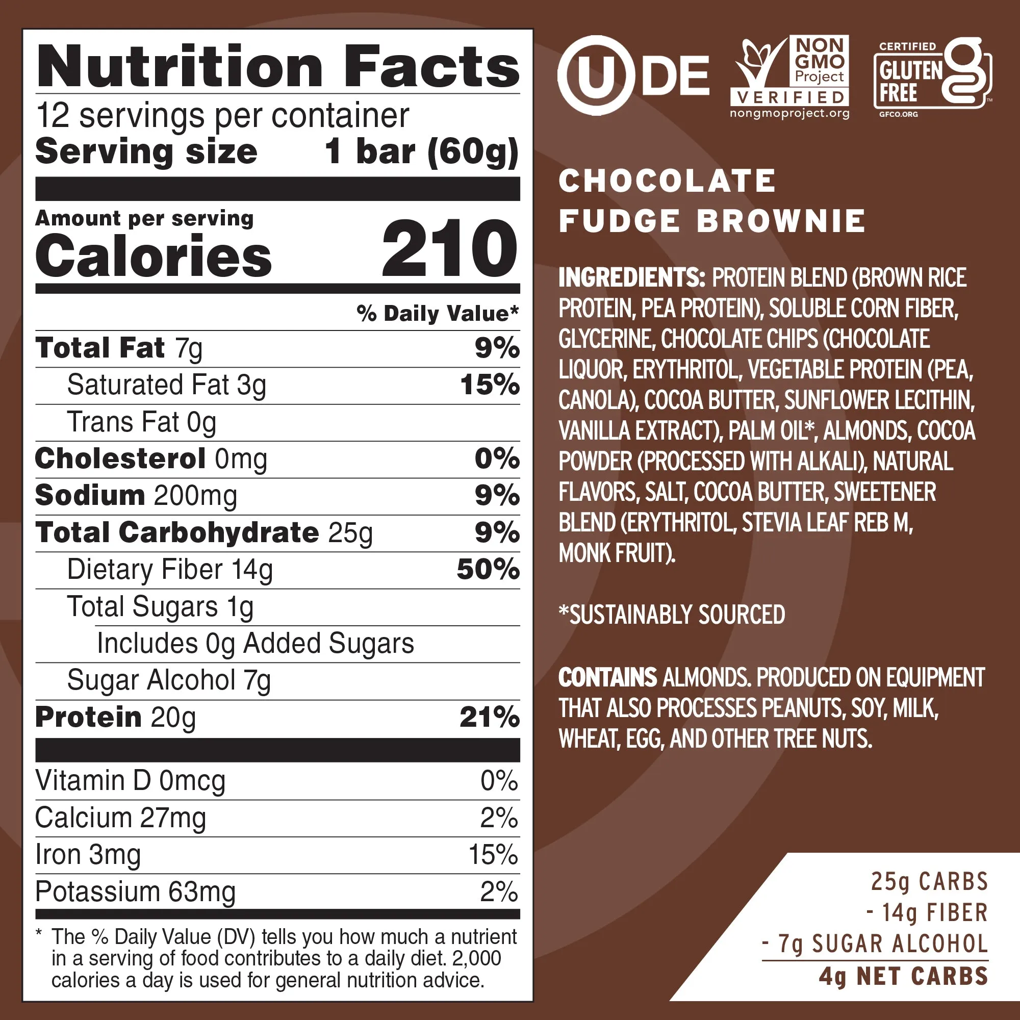 Chocolate Fudge Brownie Protein Bars