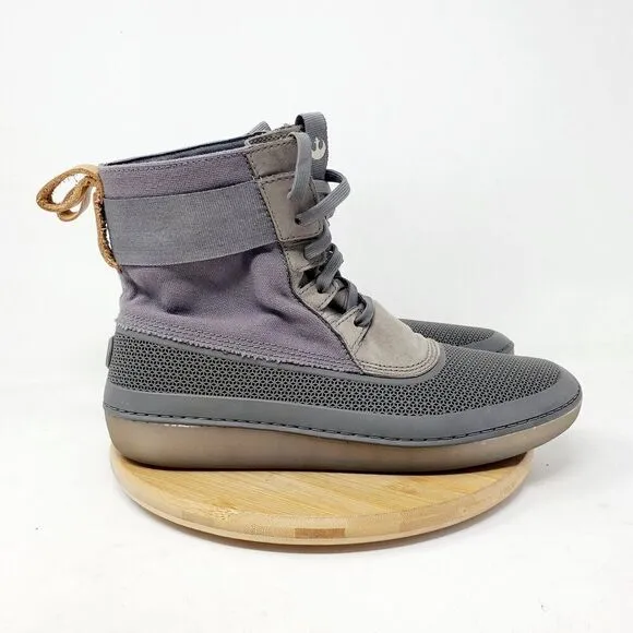 Clarks Boots Womens 8.5 Nature Star Wars Last Jedi Rey Ankle High Lace Up Shoes