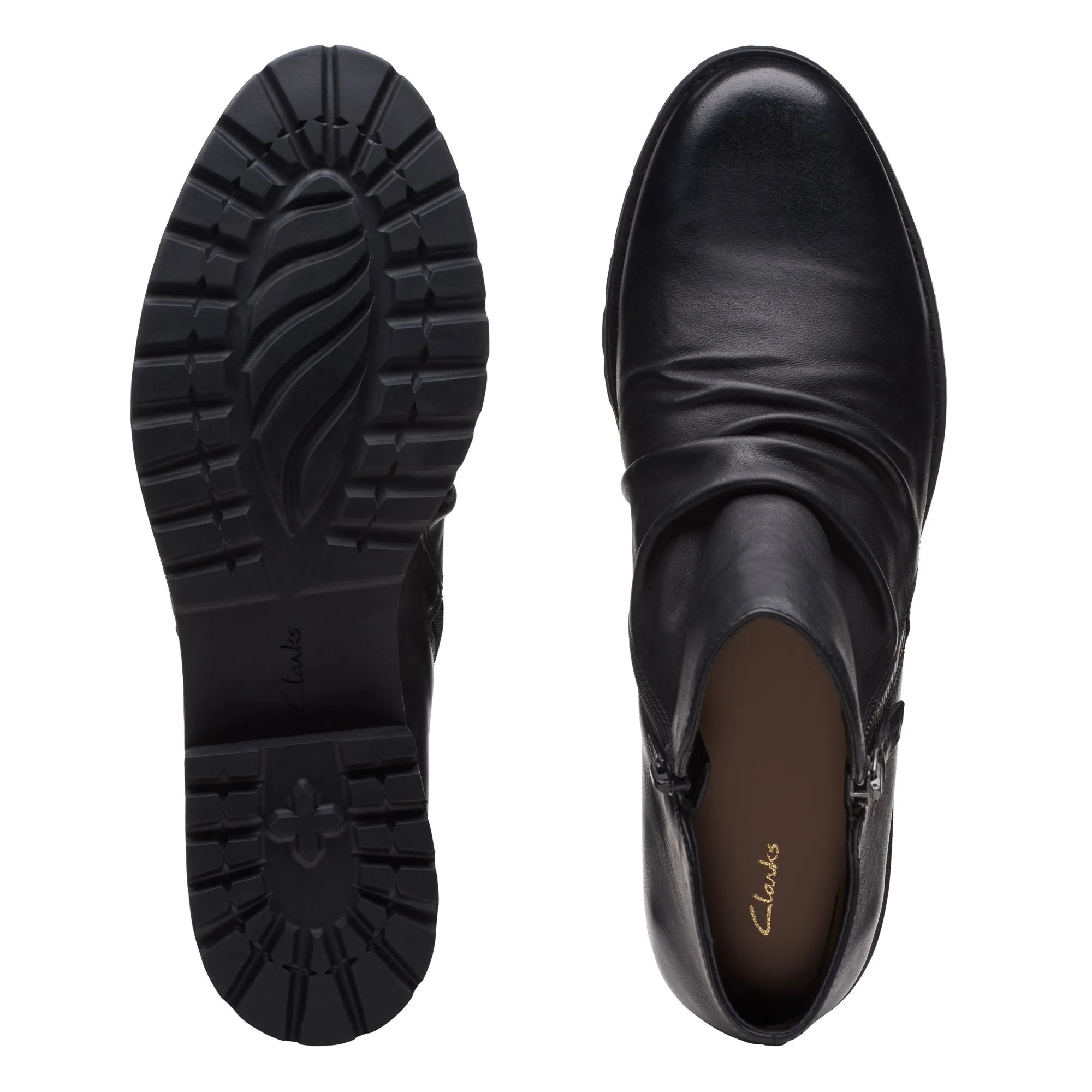 Clarkwell Zip - Black Leather - 26167723