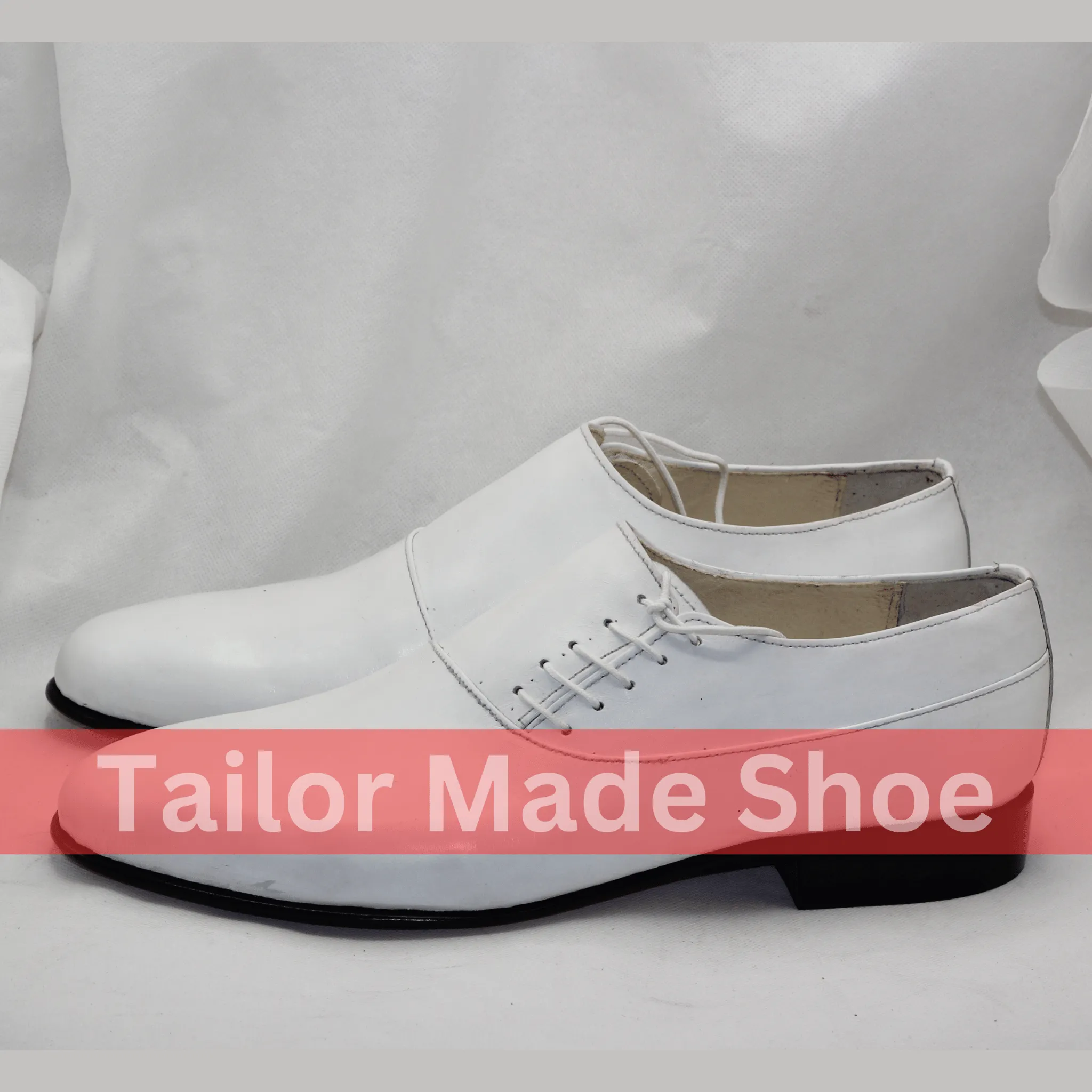 Classic White Formal Lace-Up Shoes for Special Occasions Classic Men’s White Formal Shoes – Premium Quality Leather