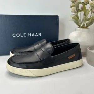 Cole Haan Nantucket 2.0 Leather Slip On Penny Loafer Black C33861 Men's 7.5 M