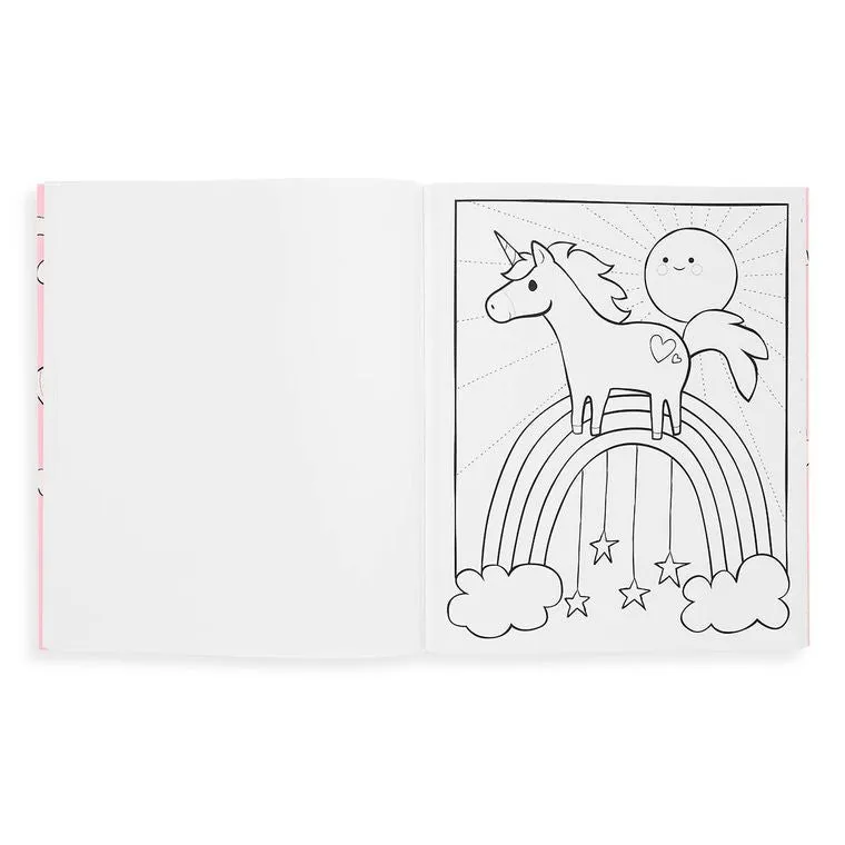 Color-in' Book: Enchanting Unicorns