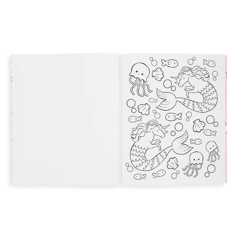 Color-in' Book: Enchanting Unicorns