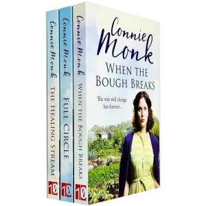 Connie Monk Collection 3 Books Set Full Circle, Healing Stream,When the Bough