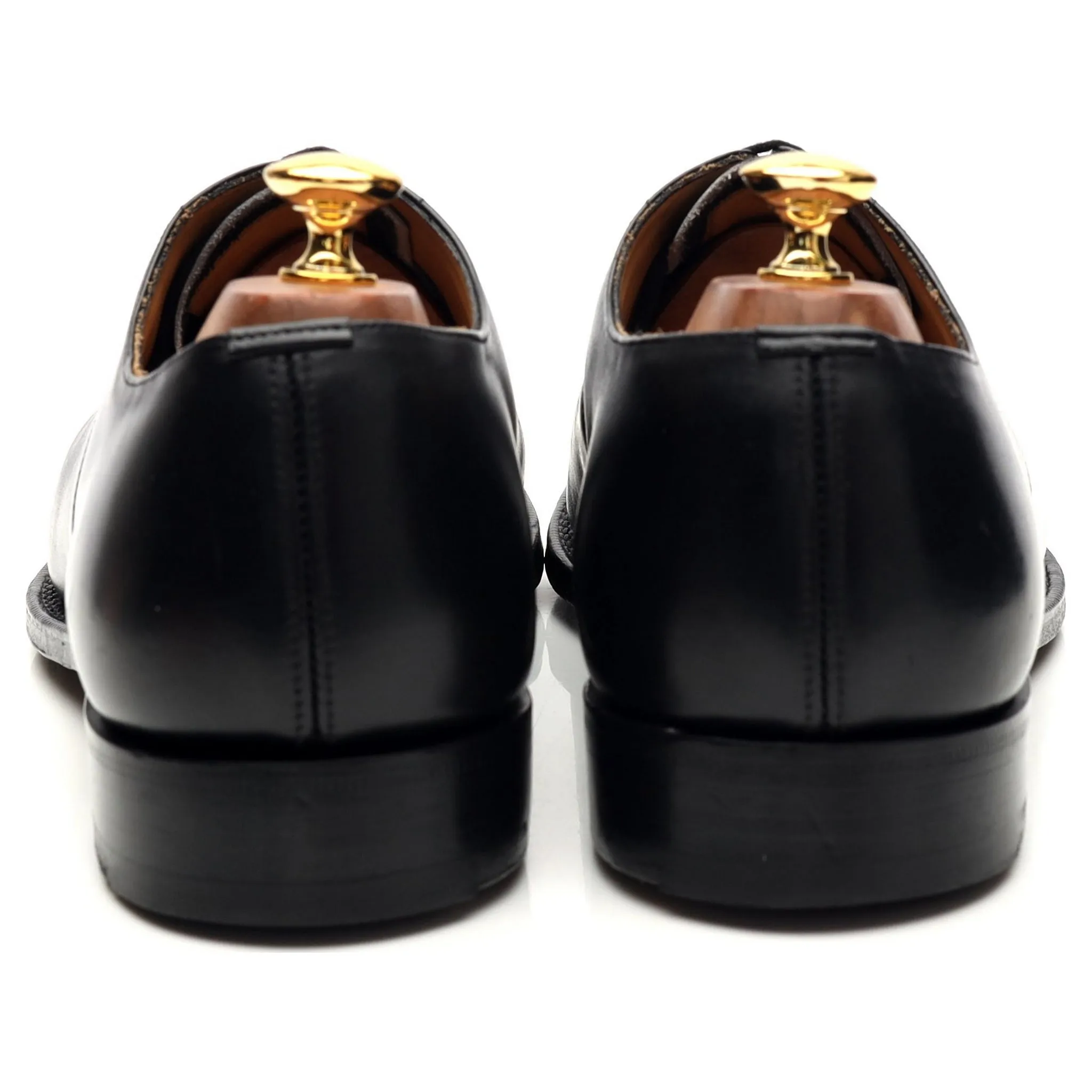 'Consul' Black Leather Oxford UK 9.5 G