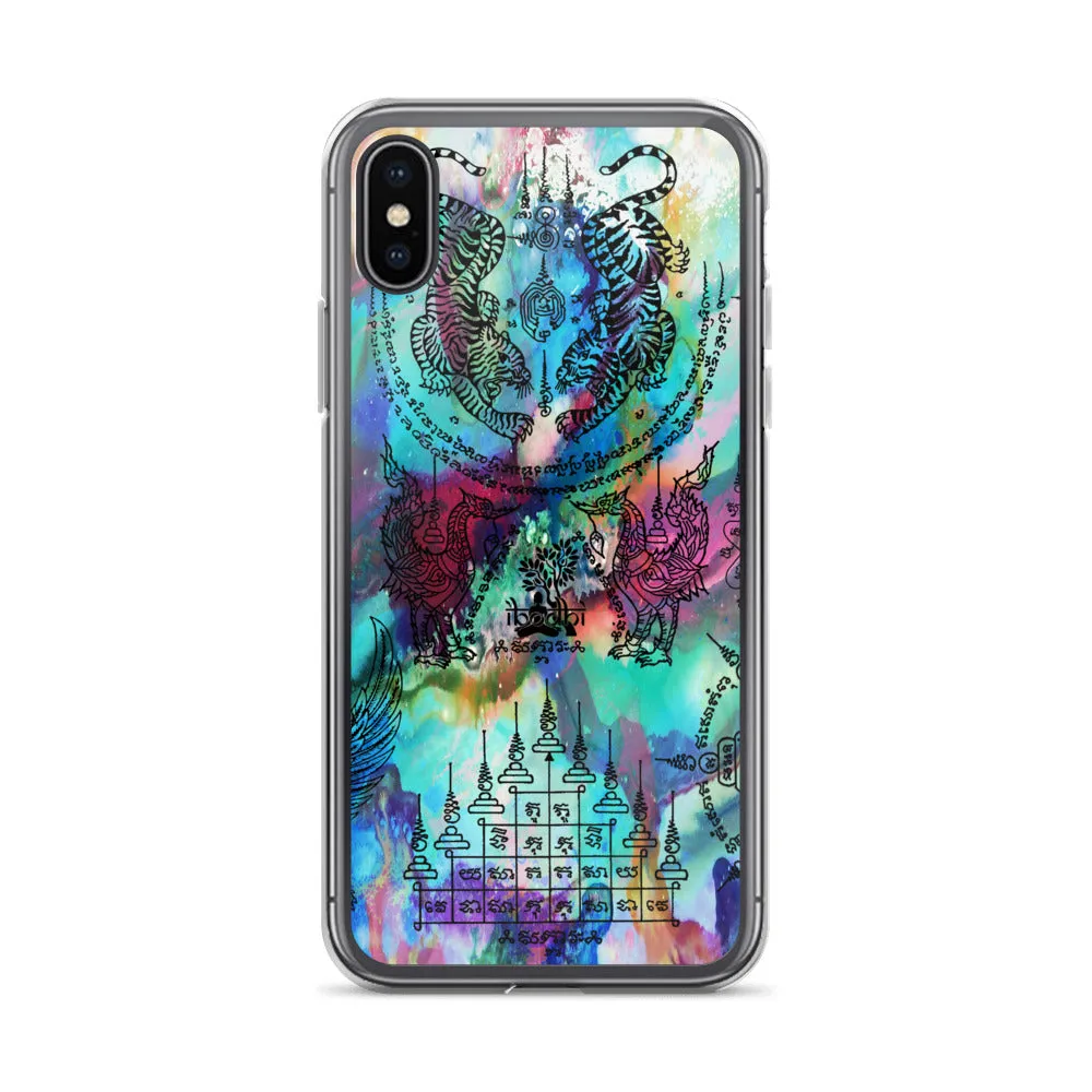 Covered With Flowing Ink And Sacred Thai Buddhist Tattoos iPhone Case