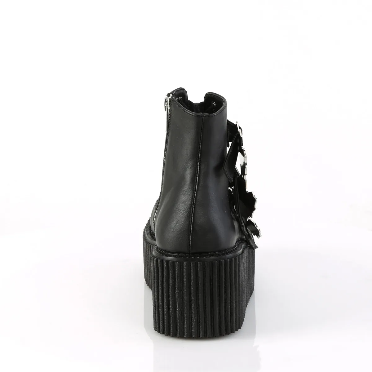 CREEPER-260  Black Vegan Leather