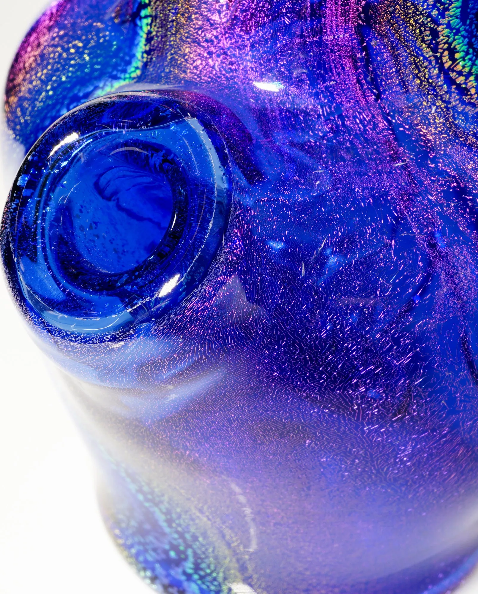 Crushed Opal and Dichro Heady Teddy Buddha