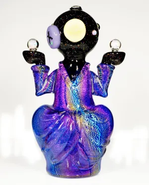 Crushed Opal and Dichro Heady Teddy Buddha