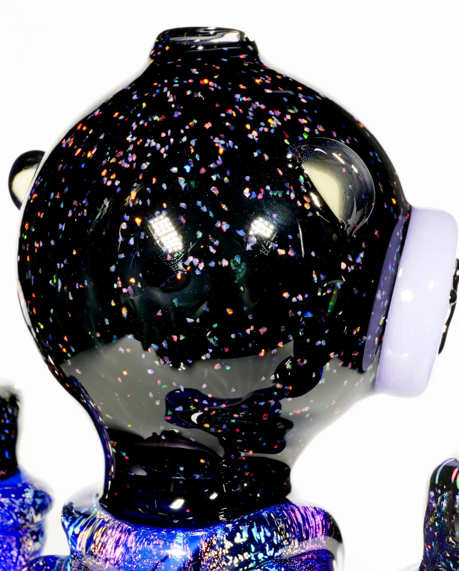 Crushed Opal and Dichro Heady Teddy Buddha