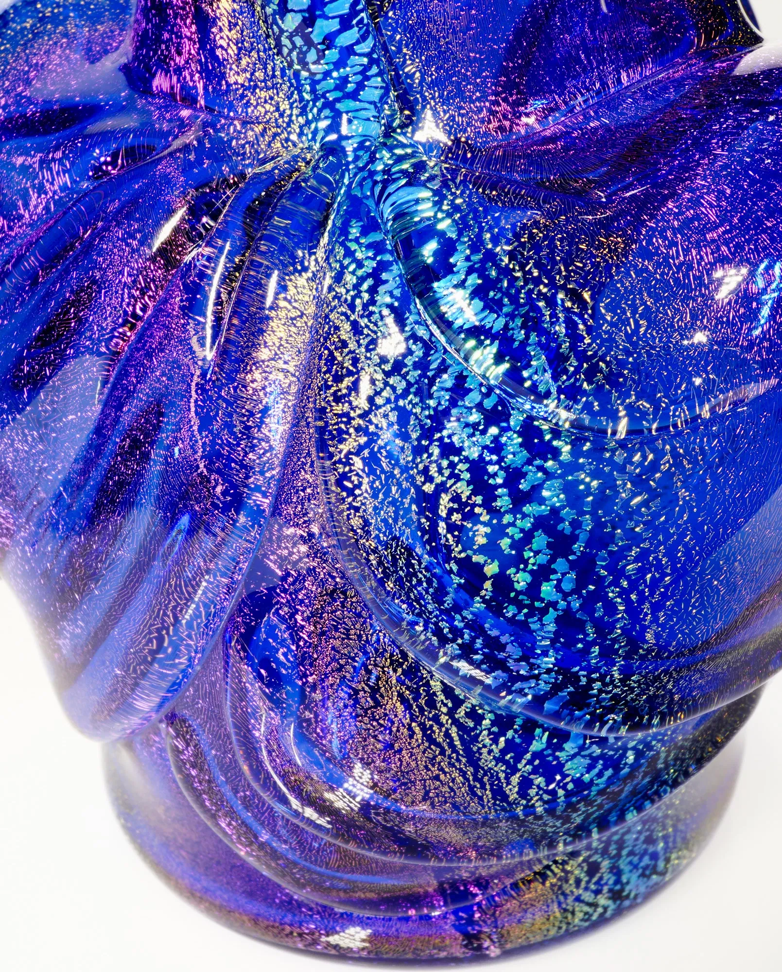 Crushed Opal and Dichro Heady Teddy Buddha