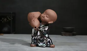 Cute Monk Tea Filter Pet