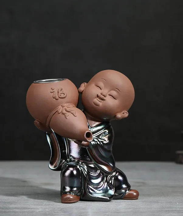 Cute Monk Tea Filter Pet