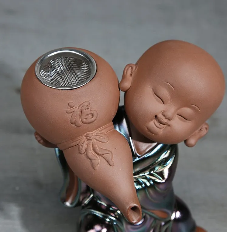 Cute Monk Tea Filter Pet