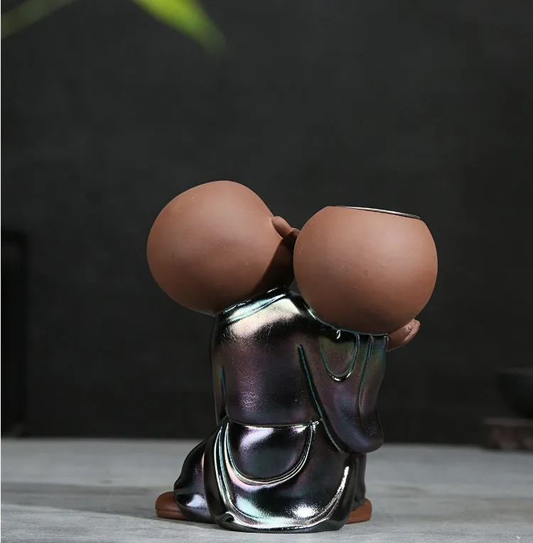 Cute Monk Tea Filter Pet