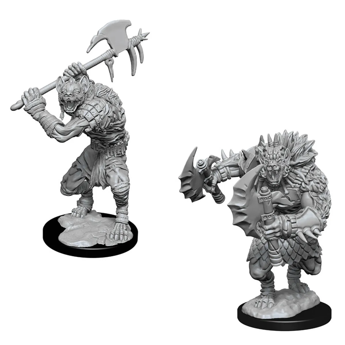 D&D Nolzurs Marvelous Unpainted Miniatures Gnolls